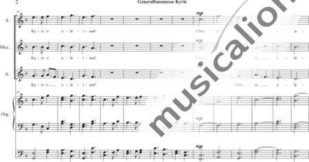 Schäfer, Martina: Kyrie (Kyrie eleison) - Choir>SSA+Organ>wped:1
