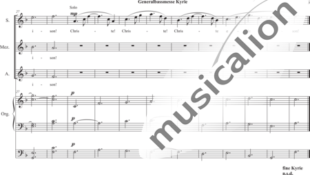Schäfer, Martina: Kyrie (Kyrie eleison) - Choir>SSA+Organ>wped:2
