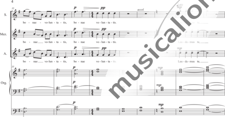 Schäfer, Martina: Gloria (Gloria in excelsis deo!) - Coro>SSA+Órgano>cPed:3