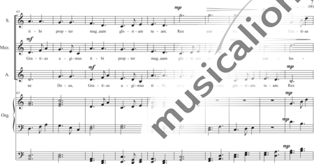 Schäfer, Martina: Gloria (Gloria in excelsis deo!) - Coro>SSA+Órgano>cPed:6