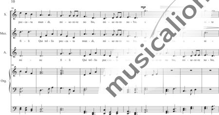 Schäfer, Martina: Gloria (Gloria in excelsis deo!) - Coro>SSA+Órgano>cPed:9