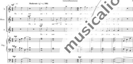 Schäfer, Martina: Sanctus (Sanctus Dominus) - Coro>SSA+Órgano>cPed:2