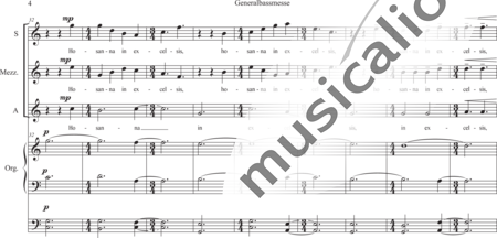 Schäfer, Martina: Sanctus (Sanctus Dominus) - Coro>SSA+Órgano>cPed:3