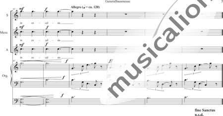Schäfer, Martina: Sanctus (Sanctus Dominus) - Coro>SSA+Órgano>cPed:4