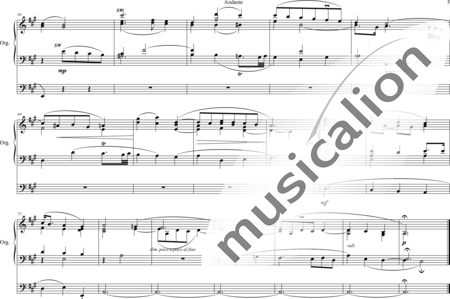 Battishill, Jonathan: Andante A-Dur - Orgel>mPed:4