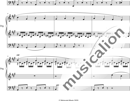 Mac- Master, Georges: Orange Blossoms - Orgel>mPed:1