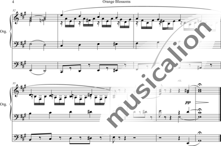 Mac- Master, Georges: Orange Blossoms - Orgel>mPed:4