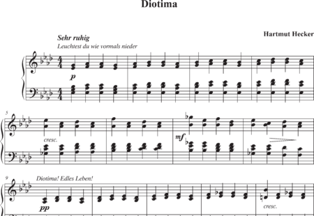 Hecker, Hartmut: Diotima - Piano:0