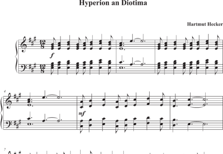 Hecker, Hartmut: Hyperion to Diotima - Piano:0
