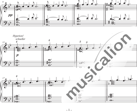 Hecker, Hartmut: Dotima an Hyperion - Klavier:1