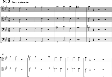 Beethoven, Ludwig van: Equal Nr. 3 para 4 tromb. - Trombón 4:0