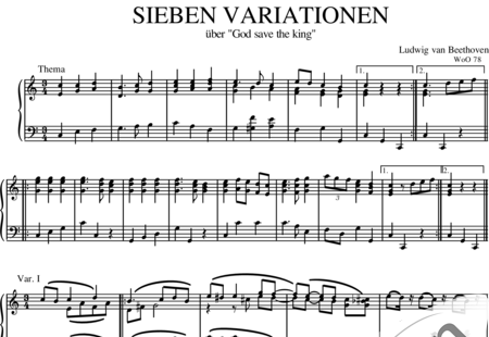Beethoven, Ludwig van: Variationen - Klavier:0