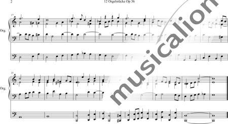 Zahn, Christian Heinrich: 12 Orgelstücke Nr. 1: Moderato C-Dur - Orgel>mPed:1
