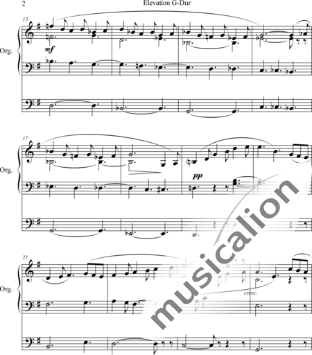 Boëllmann, Léon
: Elevation E Minor - Órgano>cPed:2