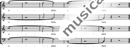 Bruckner, Anton: Requiem in F Minor, 2nd mvt Gloria - Choir>SATB:25