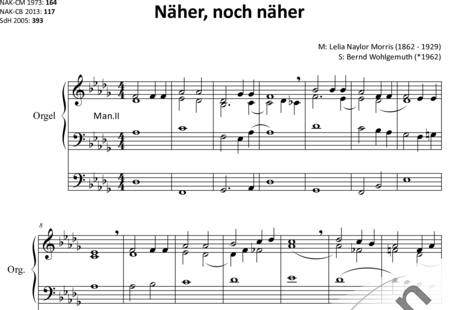 Morris, Lelia Naylor: Nearer, still nearer - Organ>wped:0