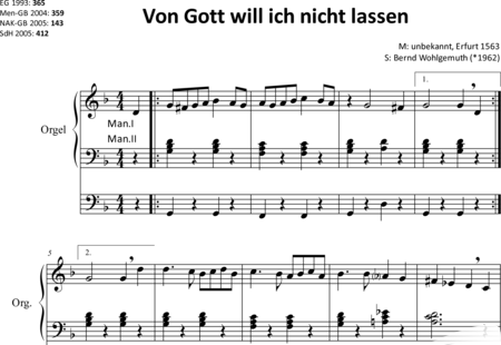 Anonymus, Unknown: I shall not abandon God - Ye Sons Of Men, In Earnest - Organ>wped:0
