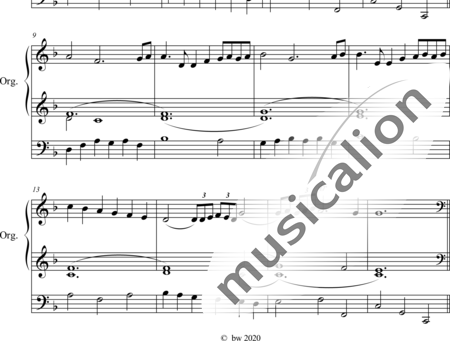 Pepusch, John Christoph: Largo - Orgel>mPed:1