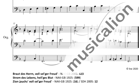 Anonymus, Unbekannt: Großer Gott, wir loben dich (Mel. II) (1) - Orgel>mPed:1