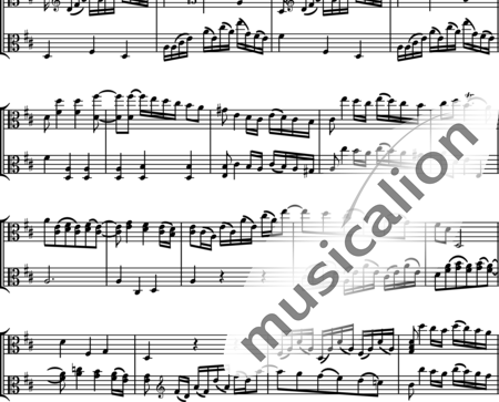 Leclair, Jean-Marie: Sonata IV for 2 violas - Viola 2:1