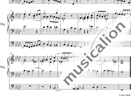 Kühmstedt, Friedrich: Langsam (mit ganz sanften Stimmen) - Orgel>mPed:1