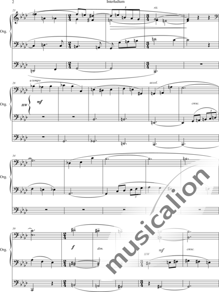 Janácek, Leoš : Interlude for Organ - Órgano>cPed:2