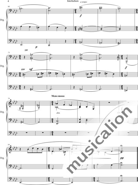 Janácek, Leoš : Interlude for Organ - Órgano>cPed:4