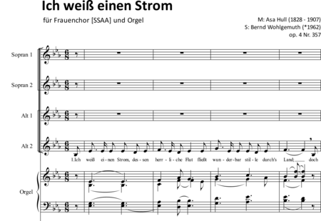 Hull, Asa: Ich weiß einen Strom - Chor>SSAA+Orgel>mPed:0