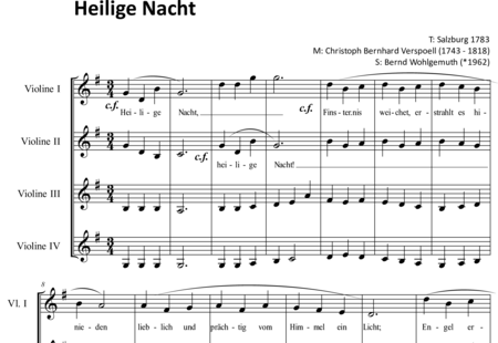Verspoell, Christoph Bernhard
: Noche buena - Violín 4:0