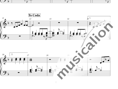 Hawkins, Edwin: Oh Happy Day - Klavier:1