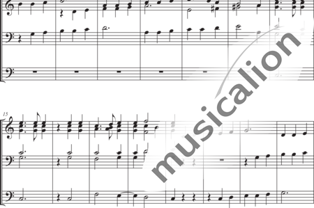 Hammerschmidt, Andreas: Machet die Tore weit - Orgel>mPed:1