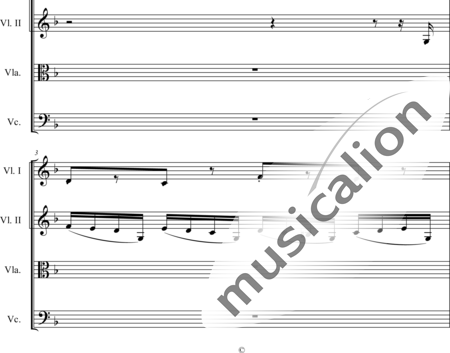 Langrieger, Hans G.: Fugato - Violín 2+[Vla+Vc]:1