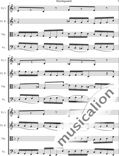 Langrieger, Hans G.: Fugato - Violín 2+[Vla+Vc]:3