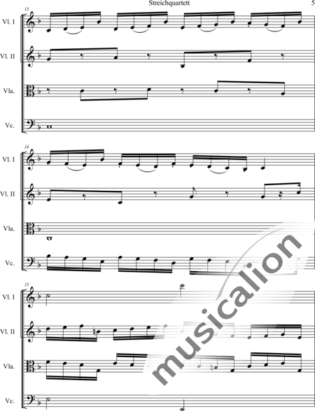 Langrieger, Hans G.: Fugato - Violín 2+[Vla+Vc]:5