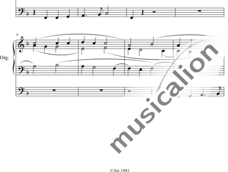 Praetorius, Michael: Es ist ein' Ros' entsprungen (1) - Fugato - Orgel>mPed:1