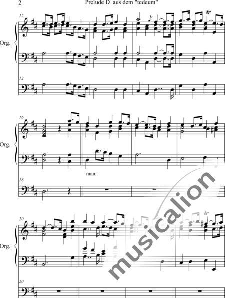 Charpentier, Marc-Antoine
: Preludio de "Te Deum" - Órgano:2