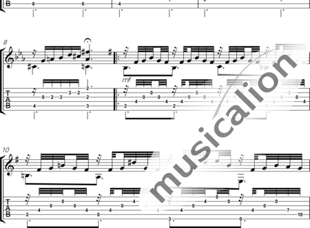 Sartore, Eberhard: Classical guitar E-flat major - Guitar:1