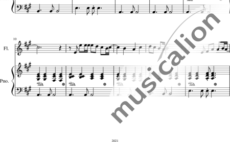 Pugh, Joseph: If I Could Only (for Flute) Concerto No.4 - Flute+Piano:1