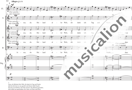 Schäfer, Martina: Easter Cheer (Now the Heavens are Opened) - Choir>SATB+Flute+Orgwp:11