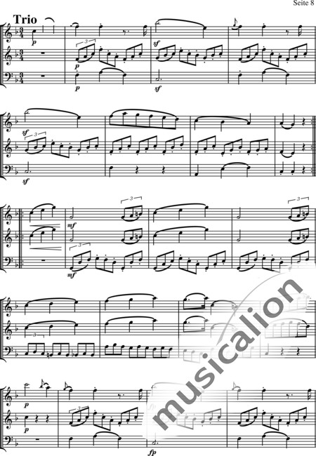Mozart, Wolfgang Amadeus: Serenade, 1st mvt. (arr. for recorders ATB) - Recorder 3:8