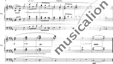 Karg-Elert, Sigfrid : Angelus - Orgel>mPed:3