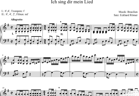 Römer, Eckhard: Ich sing dir mein Lied - Orgel:0