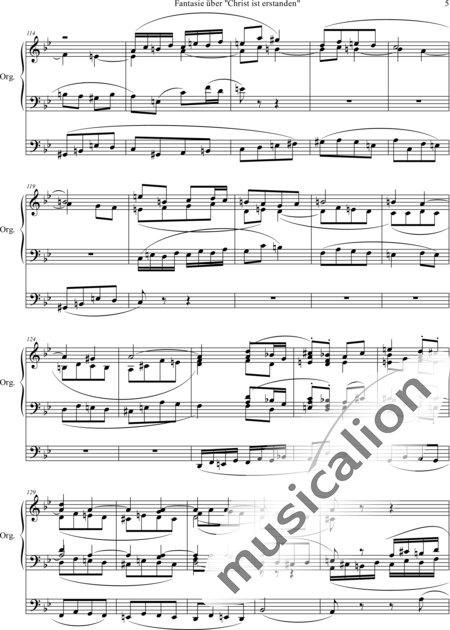 Brosig, Moritz
: Fantasy on ''Christ is risen'' - Órgano>cPed:5