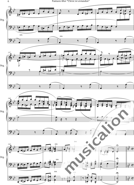 Brosig, Moritz
: Fantasy on ''Christ is risen'' - Órgano>cPed:6