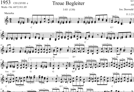 Doswald, Josef: Treue Begleiter - Akkordeon:0