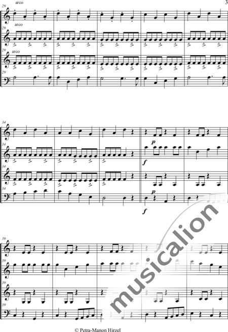 Anónimo, desconocido: Drunken sailor - Violín 2+[Vla+Vc]:3