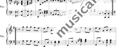 Ramírez, Cristian: Pasillo y Rag - Klavier:1