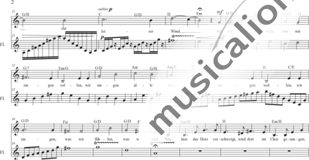 Schäfer, Martina: Neues Lied (Weisst du, was wir mit Engeln singen) - Solo>Alt+Git+Fl:1