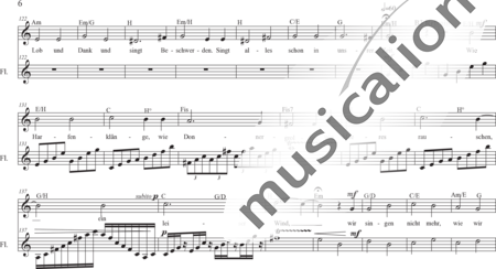 Schäfer, Martina: Neues Lied (Weisst du, was wir mit Engeln singen) - Solo>Alt+Git+Fl:5