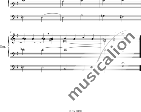 Decius, Nikolaus: How Sacred is this Place - Alone to God in the Highest Be Glory - Organ>wped:1